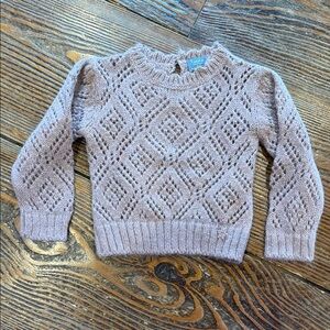 Toddler Lavender Wool Knit Sweater